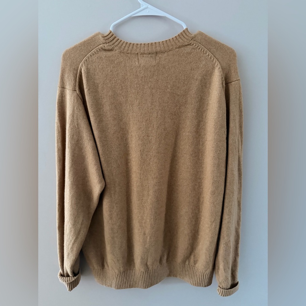 L.L. Bean Tan Crewneck Sweater - Picture 3 of 4